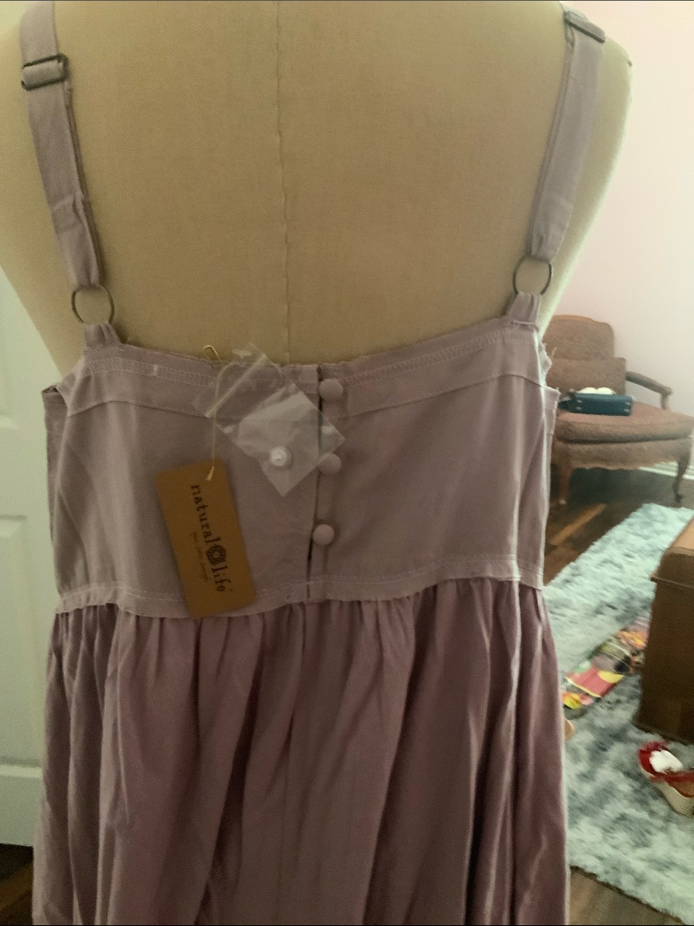 NATURAL LIFE Lavender Embroidered Midi Skirt - Picture 3 of 4